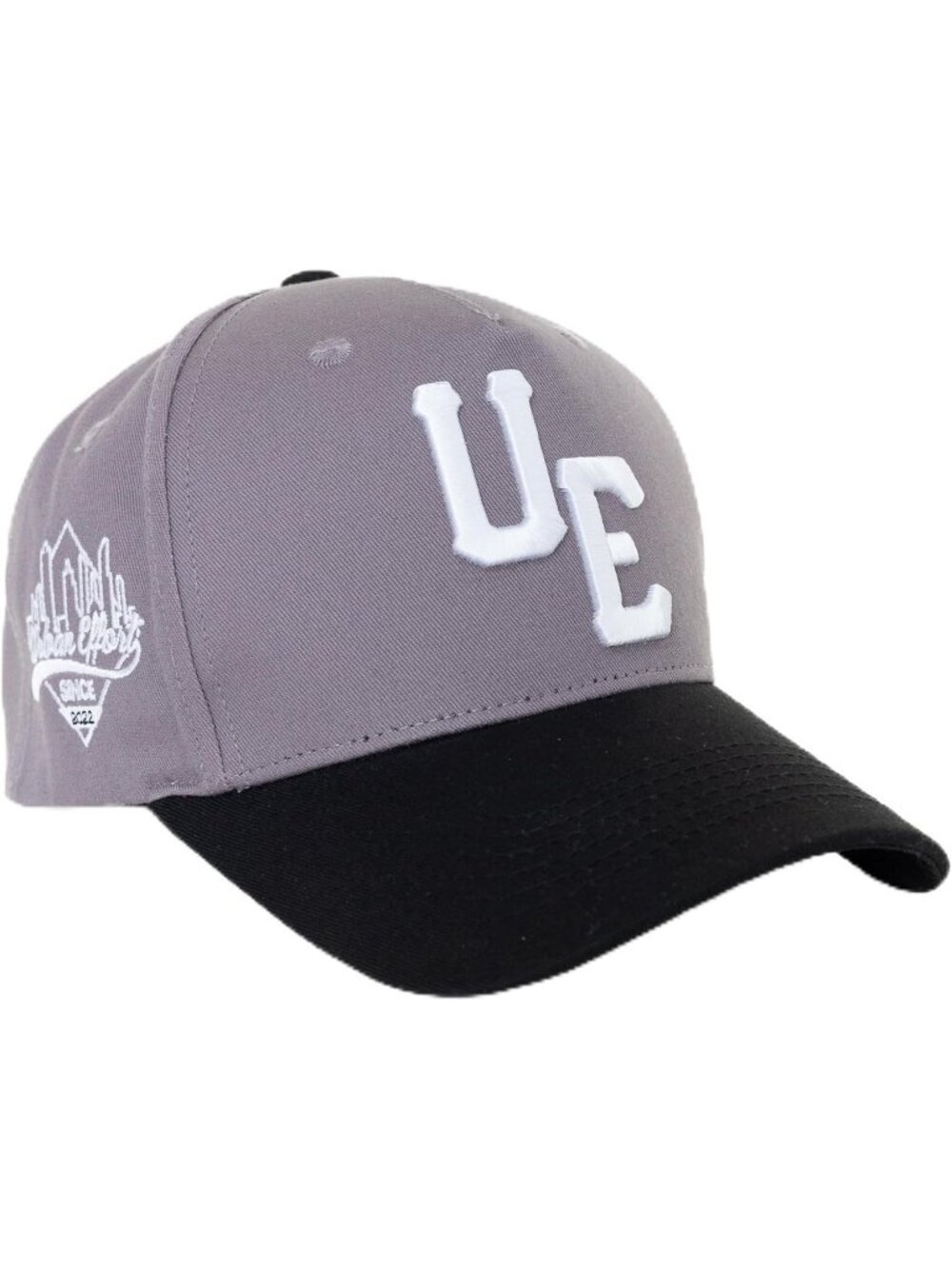 Unisex Grey Vintage Trucker Hat Baseball Snapback Closure Cap for Outdoors